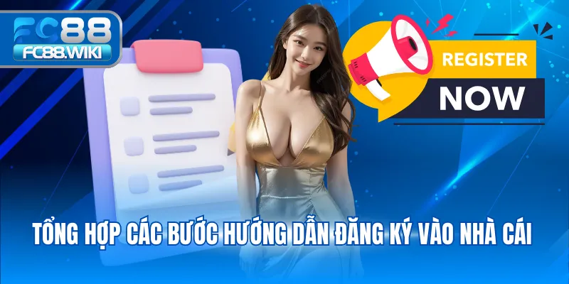 Tổng hợp các bước hướng dẫn đăng ký vào nhà cái